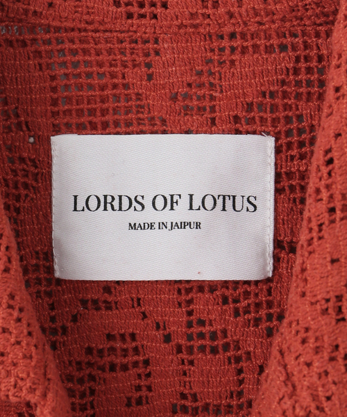 JOURNAL STANDARD relume(ジャーナルスタンダード レリューム)の「【Lords of Lotus / ローズオブロータス】 LACE SHIRTS(シャツ/ブラウス・レディース・ホワイト×ホワイト/オレンジ・MEDIUM)」の4枚目の写真