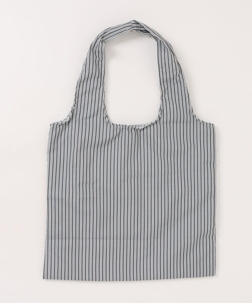 ammy.(エイミードット)の「【 ammy. / エイミードット 】 ストライプ ビッグ ショルダーバッグ(ショルダーバッグ・レディース・ホワイト×ブルー/ブルー/ブラック・FREE)」の4枚目の写真