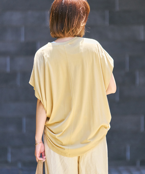 plage(プラージュ)の「JOHNBULL / ジョンブル 別注 ノースリーブ TEE(Tシャツ/カットソー・レディース・ブラウン系その他/ホワイト/ナチュラル/スカイブルー・FREE)」の9枚目の写真