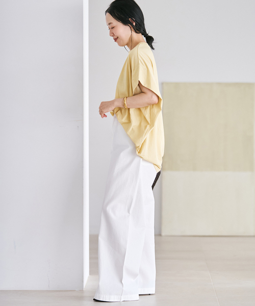 plage(プラージュ)の「JOHNBULL / ジョンブル 別注 ノースリーブ TEE(Tシャツ/カットソー・レディース・ブラウン系その他/ホワイト/ナチュラル/スカイブルー・FREE)」の11枚目の写真
