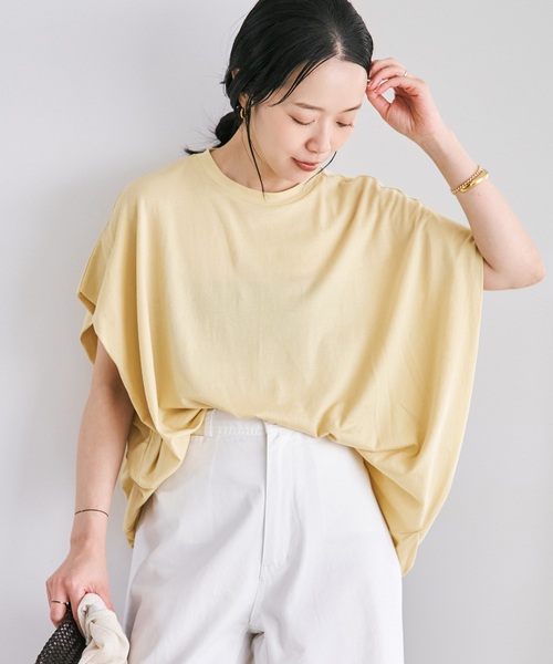 plage(プラージュ)の「JOHNBULL / ジョンブル 別注 ノースリーブ TEE(Tシャツ/カットソー・レディース・ブラウン系その他/ホワイト/ナチュラル/スカイブルー・FREE)」の15枚目の写真