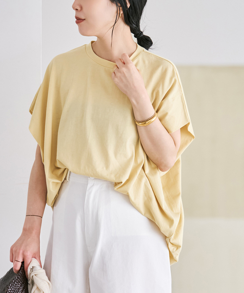plage(プラージュ)の「JOHNBULL / ジョンブル 別注 ノースリーブ TEE(Tシャツ/カットソー・レディース・ブラウン系その他/ホワイト/ナチュラル/スカイブルー・FREE)」の16枚目の写真