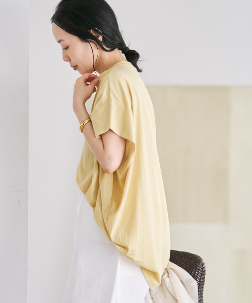 plage(プラージュ)の「JOHNBULL / ジョンブル 別注 ノースリーブ TEE(Tシャツ/カットソー・レディース・ブラウン系その他/ホワイト/ナチュラル/スカイブルー・FREE)」の17枚目の写真