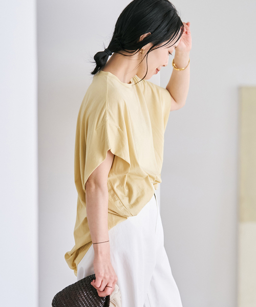 plage(プラージュ)の「JOHNBULL / ジョンブル 別注 ノースリーブ TEE(Tシャツ/カットソー・レディース・ブラウン系その他/ホワイト/ナチュラル/スカイブルー・FREE)」の18枚目の写真