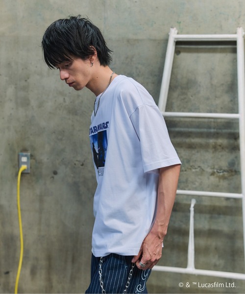 STAR WARS(スターウォーズ)の「STAR WARS Photo Tee / スター・ウォーズ フォトT(Tシャツ/カットソー・メンズ・ブラック/ホワイト/チャコールグレー・M/L)」の15枚目の写真