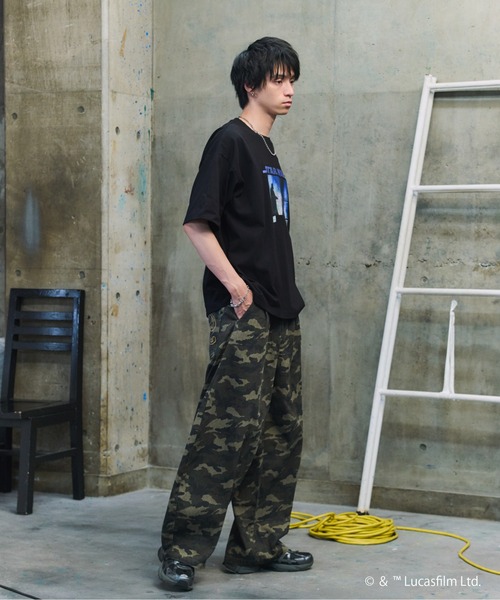 STAR WARS(スターウォーズ)の「STAR WARS Photo Tee / スター・ウォーズ フォトT(Tシャツ/カットソー・メンズ・ブラック/ホワイト/チャコールグレー・M/L)」の21枚目の写真