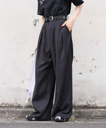FREAK'S STORE | 【FREAK'S STORE/フリークスストア タック スラックス/ワイドパンツ(スラックス)