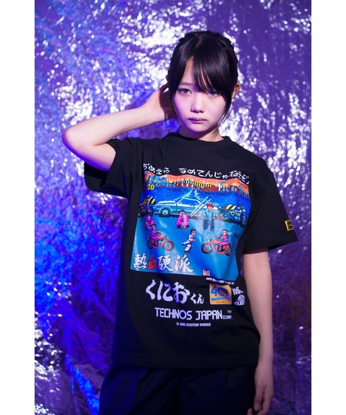 セール】熱血硬派くにおくん（SHINJUKUブラック）（Tシャツ/カットソー