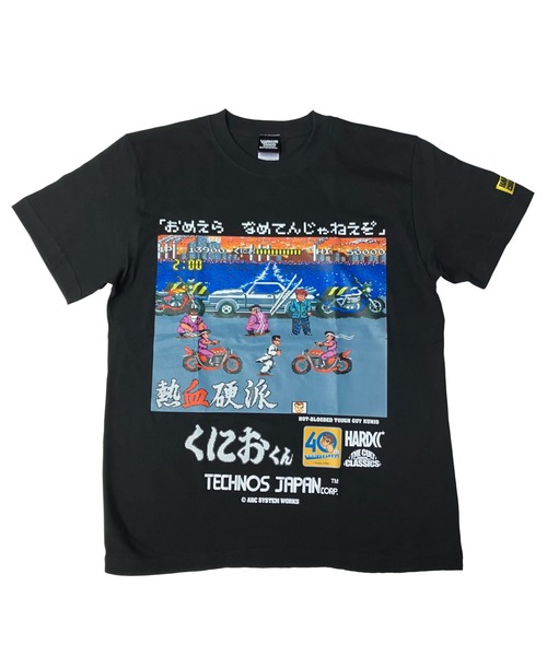 熱血硬派くにおくん（SHINJUKUブラック）（Tシャツ/カットソー