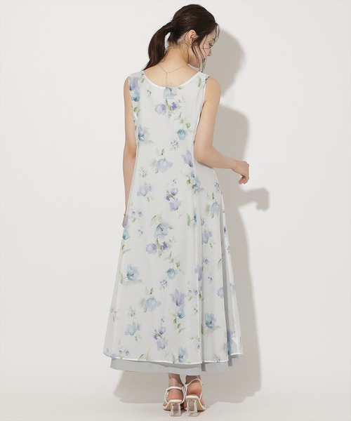 WILLSELECTION(ウィルセレクション)の「ウォーターフラワープリントリバーシブルワンピース(ワンピース・レディース・ピンク/ホワイト・FREE)」の9枚目の写真
