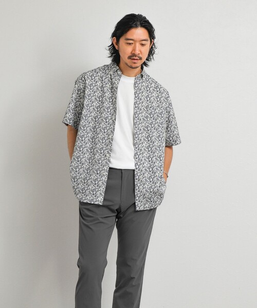 NOLLEY’S(ノーリーズ)の「総柄プリント ボタンダウン半袖シャツ リラックスシルエット 26SS(シャツ/ブラウス・メンズ・オレンジ系その他/ホワイト系その他/グリーン系その他・S/XL/L/M)」の11枚目の写真