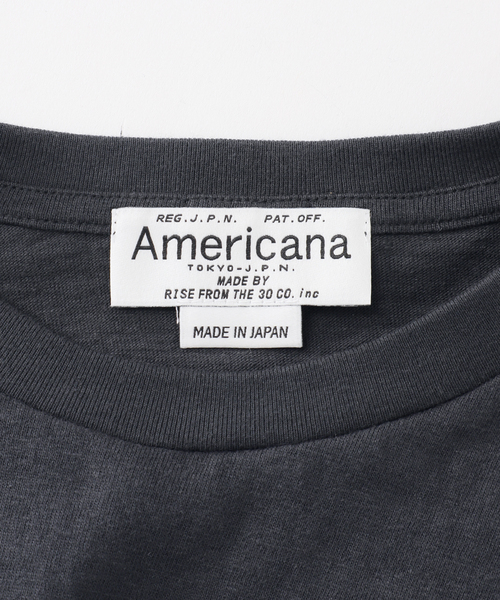 AMERICANA（アメリカーナ）の「【AMERICANA/アメリカーナ】AMRCN TEE（Tシャツ/カットソー・レディース・ブラック系その他・FREE）」の16枚目の写真