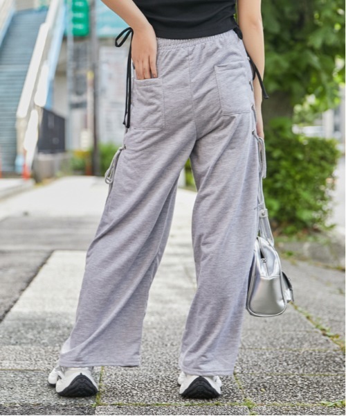 GORGE(ゴージ)の「《サイドレースアップ》裏毛ワイドパンツ/カジュアル×ストリート/春夏/全2色(その他パンツ・レディース・グレー/ブラック・F)」の11枚目の写真
