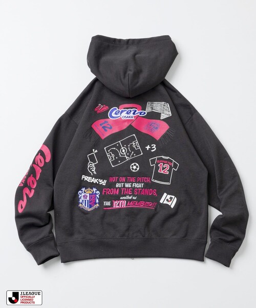 J.LEAGUE × FREAK'S STORE 別注SUPPORTERS ZIP HOODIE【セレッソ大阪