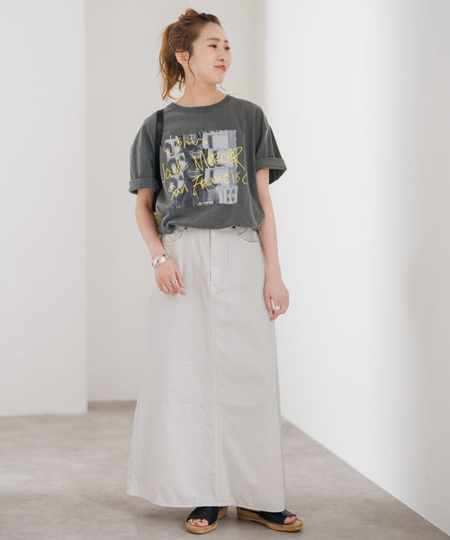 Spick & Span(スピックアンドスパン)の「《別注 / 追加2》J.J.Mercer / ジェイジェイマーサー Tシャツ(Tシャツ/カットソー・レディース・ブラック系その他/ブラウン/ホワイト・FREE)」の4枚目の写真