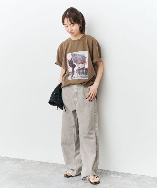 Spick & Span(スピックアンドスパン)の「《別注 / 追加2》J.J.Mercer / ジェイジェイマーサー Tシャツ(Tシャツ/カットソー・レディース・ブラック系その他/ブラウン/ホワイト・FREE)」の6枚目の写真