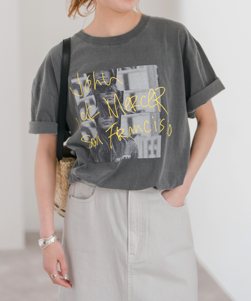 Spick & Span(スピックアンドスパン)の「《別注 / 追加2》J.J.Mercer / ジェイジェイマーサー Tシャツ(Tシャツ/カットソー・レディース・ブラック系その他/ブラウン/ホワイト・FREE)」の8枚目の写真