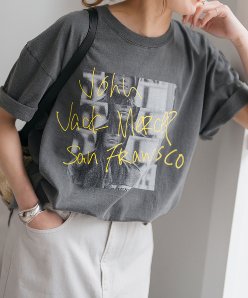Spick & Span(スピックアンドスパン)の「《別注 / 追加2》J.J.Mercer / ジェイジェイマーサー Tシャツ(Tシャツ/カットソー・レディース・ブラック系その他/ブラウン/ホワイト・FREE)」の11枚目の写真