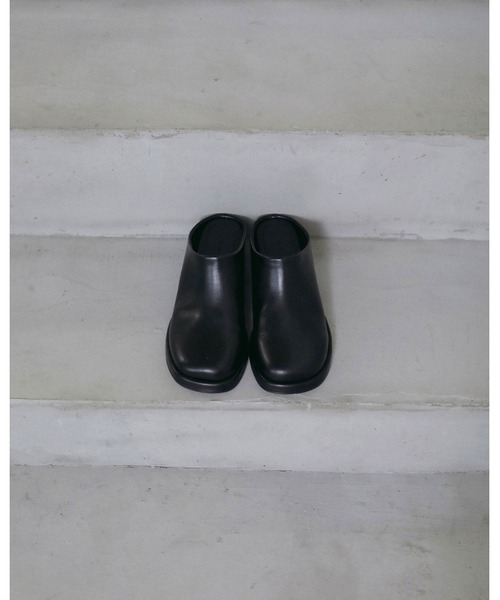 anuke(アンヌーク)の「Square Heel Slip-on(スリッポン・レディース・ブラウン/ブラック・38inch/37inch/36inch)」の11枚目の写真
