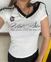 ワンショルダーゲームチビTシャツ
