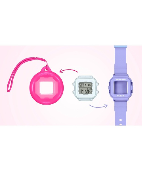 BABY-G（ベイビージー）の「BABY-G＋PLUS / BGD-10KG-2JR（デジタル腕時計・レディース・ブルー・FREE）」の3枚目の写真