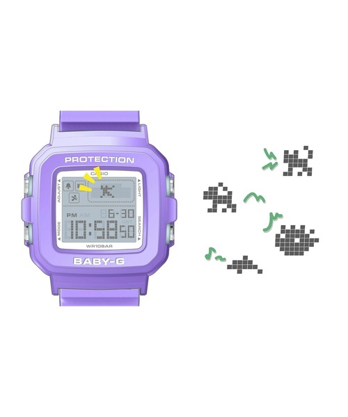BABY-G（ベイビージー）の「BABY-G＋PLUS / BGD-10KG-2JR（デジタル腕時計・レディース・ブルー・FREE）」の4枚目の写真