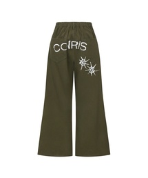 COIRIS（コイリス）の「ドレンバッグダーティロゴパラシュートコットンパンツ 男女共用 (2カラー)（その他パンツ）」
