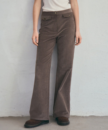 Twin Flap Corduroy Pants_Mocha Brown(O25-PT15)