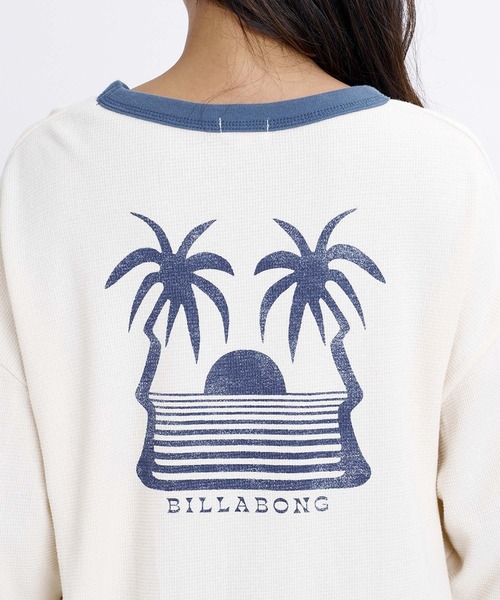 BILLABONG(ビラボン)の「BILLABONG/ビラボン 長袖 Tシャツ ロンT 調温機能 LE SURF LE LOVE LS TEE BG014058(Tシャツ/カットソー・レディース・イエロー/グレー/アイボリー・M)」の14枚目の写真