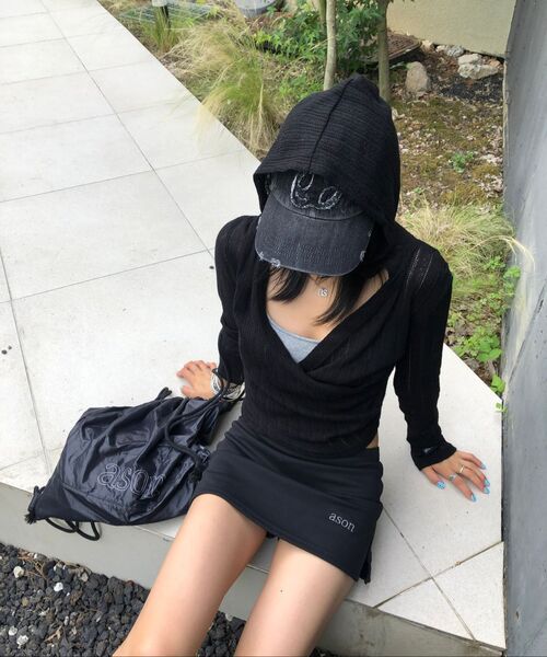 ASON(アズオン)の「DOLLY MINI SKIRT / BLACK(スカート・レディース・その他・FREE)」の11枚目の写真