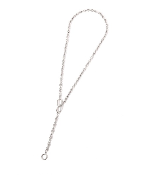LEPSIM(レプシィム)の「ステンレスカラビナY字ネックレス 1023638(ネックレス・レディース・シルバー系その他・ONE SIZE)」の5枚目の写真