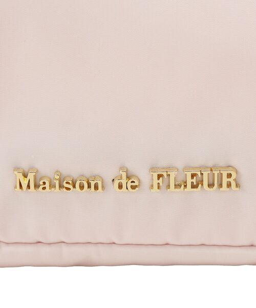 Maison de FLEUR（メゾンドフルール）の「リボンチャーム付きマルチポケットトートバッグ（トートバッグ・レディース・ネイビー/ライトピンク/ブラック・FREE）」の18枚目の写真