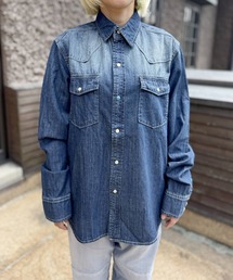 GREEN BOWL | グリーンボウル 【GREEN BOWL】Denim Western Shirts(シャツ/ブラウス)