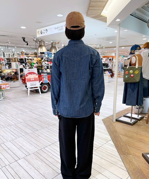 GREEN BOWL(グリーンボウル)の「グリーンボウル 【GREEN BOWL】Denim Western Shirts(シャツ/ブラウス・メンズ・インディゴブルー・L/M)」の4枚目の写真