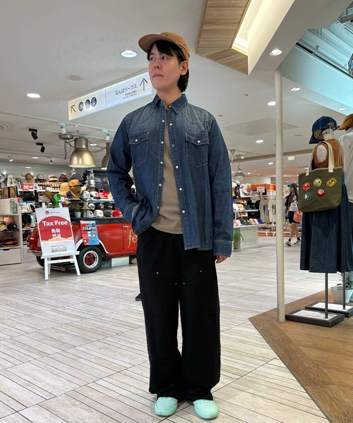 GREEN BOWL(グリーンボウル)の「グリーンボウル 【GREEN BOWL】Denim Western Shirts(シャツ/ブラウス・メンズ・インディゴブルー・L/M)」の5枚目の写真