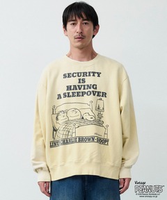 PEANUTS SECURITY スウェットTシャツ