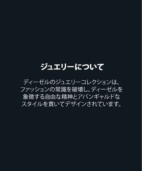 DIESEL(ディーゼル)の「ディーゼル アクセサリー ユニセックス ピアス シルバー DX1719040(ピアス(両耳用)・メンズ・シルバー・FREE)」の8枚目の写真
