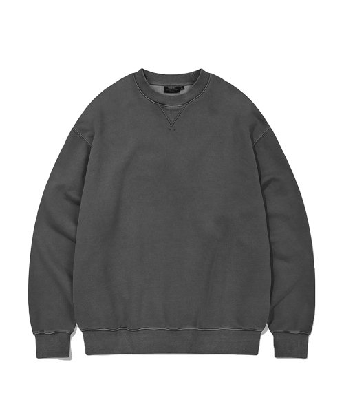 KANEITEI(カネイテイ)の「PIGMENT CLASSIC CREWNECK (CHARCOAL)(スウェット・レディース・チャコールグレー・LARGE/X-LARGE/MEDIUM)」の1枚目の写真
