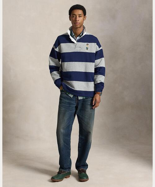 POLO RALPH LAUREN（ポロ ラルフ ローレン）の「ビッグ フィット Polo ベア ラグビー スウェットシャツ（スウェット・メンズ・ブルー・L/M/S/XL/XS）」の5枚目の写真