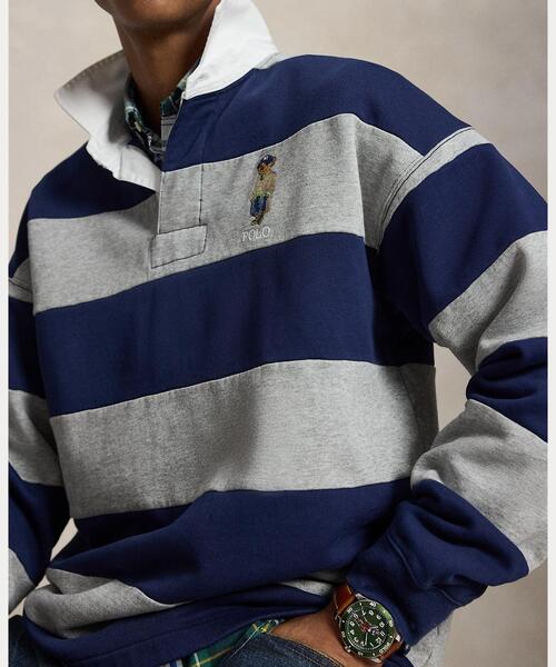 POLO RALPH LAUREN（ポロ ラルフ ローレン）の「ビッグ フィット Polo ベア ラグビー スウェットシャツ（スウェット・メンズ・ブルー・L/M/S/XL/XS）」の7枚目の写真