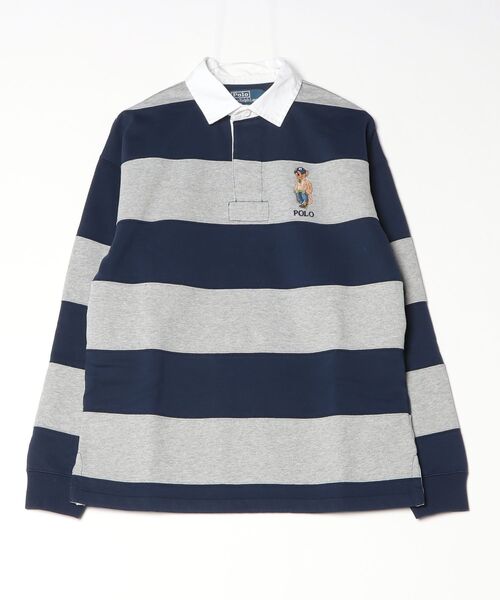 POLO RALPH LAUREN（ポロ ラルフ ローレン）の「ビッグ フィット Polo ベア ラグビー スウェットシャツ（スウェット・メンズ・ブルー・L/M/S/XL/XS）」の2枚目の写真
