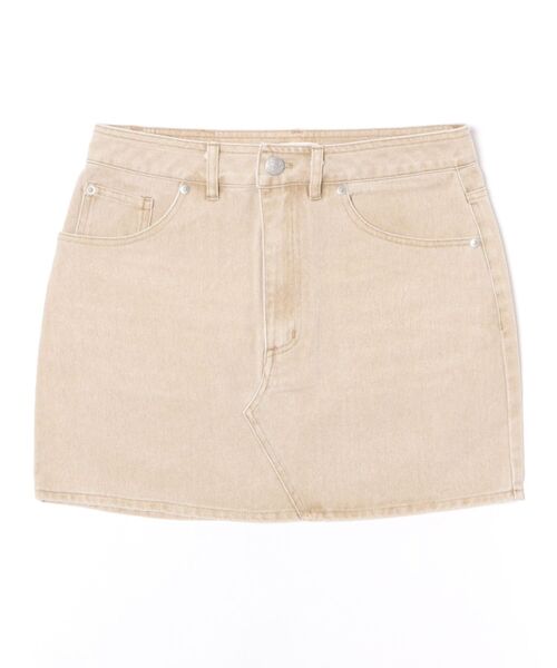ROXY(ロキシー)の「ROXY TIDAL TWILL SKIRT ウォッシュドミニスカート 【2026年秋冬モデル】(スカート・レディース・レオパード/パープル/ベージュ・MEDIUM/SMALL)」の1枚目の写真