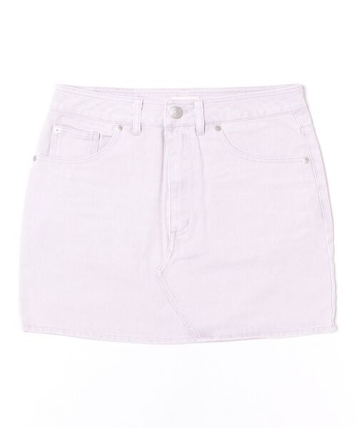 ROXY(ロキシー)の「ROXY TIDAL TWILL SKIRT ウォッシュドミニスカート 【2026年秋冬モデル】(スカート・レディース・レオパード/パープル/ベージュ・MEDIUM/SMALL)」の2枚目の写真