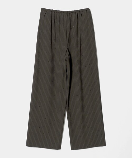 BEAUTY&YOUTH UNITED ARROWS(ビューティーアンドユースユナイテッドアローズ)の「ラインストーン イージーパンツ ウォッシャブル(その他パンツ・レディース・ダークブラウン/ブラック・M/S)」の6枚目の写真
