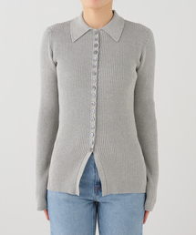 journal standard L'essage | ROHE/ローエ Elongated rib cardigan カーディガン(ニット/セーター)