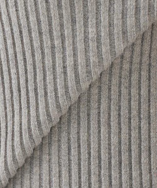 journal standard L'essage(ジャーナルスタンダードレサージュ)の「ROHE/ローエ Elongated rib cardigan カーディガン(ニット/セーター・レディース・ライトグレー・36)」の8枚目の写真