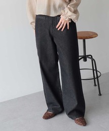 ワイドデニムパンツ