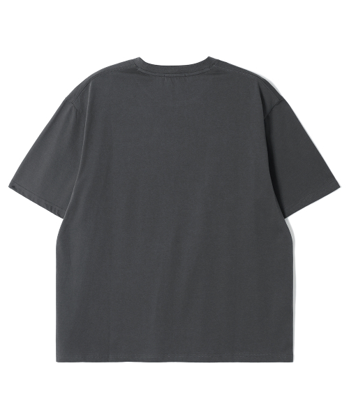 ADHOC（アドホック）の「男性スモールロゴハーフスリーブ半袖Tシャツ (DK-GREY) (HCRSTA2)（Tシャツ/カットソー・メンズ・その他・90/100/95/105）」の2枚目の写真