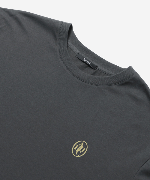 ADHOC（アドホック）の「男性スモールロゴハーフスリーブ半袖Tシャツ (DK-GREY) (HCRSTA2)（Tシャツ/カットソー・メンズ・その他・90/100/95/105）」の3枚目の写真