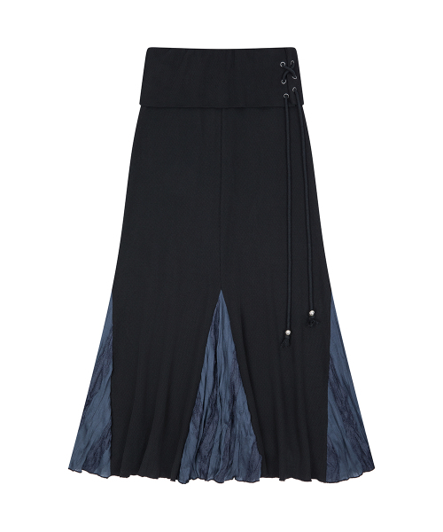 LUVISTRUE(ラヴイズトゥルー)の「RL FOLDING LONG SKIRT(BLACK)(スカート・レディース・その他・FREE)」の2枚目の写真